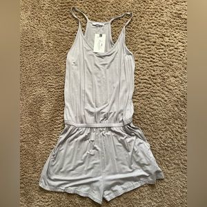 NWT Light Gray Romper. Women’s size small